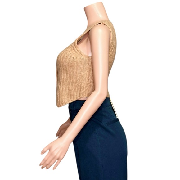 FAVORITE DAUGHTER The Knit Favorite Vest, Wool/Cashmere Mauve, XS - Picture 7 of 14